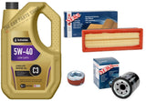 FOR FIAT 500 S 1.2 07-19 BOSCH SERVICE KIT 5L 5W40 & AIR OIL FILTER BOSCH & PLUG