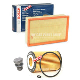 FOR SEAT LEON 1.6 TDI ST MK3 BOSCH FILTER SERVICE KIT BOSCH AIR OIL FILTER