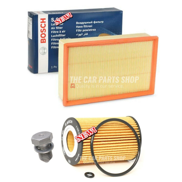 FOR SEAT LEON 1.6 TDI ST MK3 BOSCH FILTER SERVICE KIT BOSCH AIR OIL FILTER
