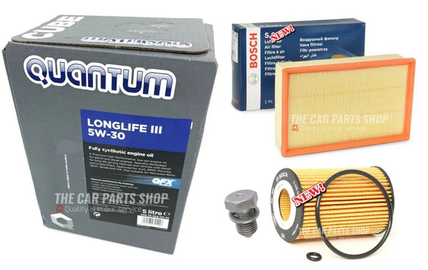 FOR VW GOLF 1.6 TDI MK7 BOSCH SERVICE KIT BOSCH OIL AND AIR FILTER & 5L QUANTUM