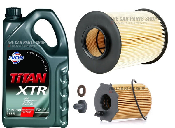 FOR FORD FOCUS 1.6 TDCI MK3 SERVICE KIT 5L FUCHS XTR & AIR FILTER OIL FILTER NEW