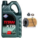 FOR FORD FOCUS 1.6 TDCI MK3 SERVICE KIT 5L FUCHS XTR 5W30 AND OIL FILTER PLUG