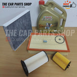 5 LITRES CASTROL EDGE 5W30 FITS VW PASSAT 2.0 TDI MK7 FULL SERVICE KIT