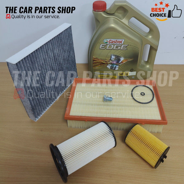 5 LITRES CASTROL EDGE 5W30 FITS VW PASSAT 2.0 TDI MK7 FULL SERVICE KIT