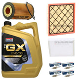 TO FIT VAUXHALL ASTRA J MK6 1.4 PETROL FULL SERVICE KIT WITH LSPI 5L 5W30 OIL