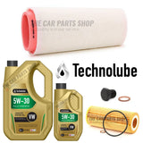 SERVICE KIT FOR BMW 520D E60 NEW AIR AND OIL FILTER WITH 6L LONGLIFE 5W30