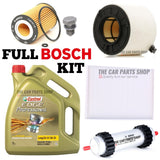 FULL BOSCH SERVICE KIT FOR AUDI A4 AVANT 2.0 TDI B9 2015 ONWARD