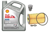 5L SHELL 504 507 OIL CHANGE KIT FOR VW TIGUAN 2.0 TDI BLUEMOTION TECH 4MOTION