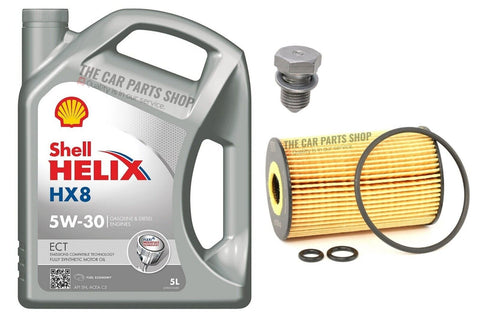 5L SHELL 504 507 OIL CHANGE KIT FOR VW TIGUAN 2.0 TDI BLUEMOTION TECH 4MOTION