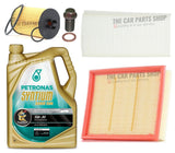 FOR MERCEDES B-CLASS B170 1.7 PETROL SERVICE KIT CABIN AIR OIL & 5L PETRONAS OE