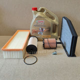 FOR VW SCIROCCO 2.0 09-17 DIESEL COUPE FULL SERVICE KIT WITH CASTROL EDGE PRO