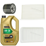 FOR VAUXHALL AGILA B 1.2 PETROL SERVICE KIT WITH 5L TECHNOLUBE 5W30 LONGLIFE