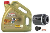 FOR AUDI A3 1.4 2012-16 SERVICE KIT 4L CASTROL EDGE 5W30 & OIL FILTER SUMP PLUG