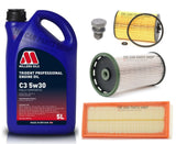 MILLER'S PROFESSIONAL SERVICE KIT TO FIT VW CADDY 2.0 TDI C20 TDI HIGHLINE 2017>
