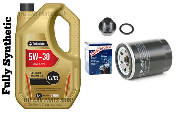 BOSCH SERVICE KIT FITS HONDA CRV 2.0 IVTEC BOSCH OIL FILTER AND 5L C2 C3 5W30