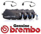 FOR AUDI SQ7 4.0 TDI 2016  PREMIUM BREMBO REAR BRAKE PADS SET & 2 x SENSORS