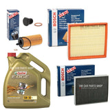 FOR BMW 1 SERIES 118i F20 BOSCH SERVICE KIT 5L CASTROL EDGE AIR OIL CABIN BOSCH