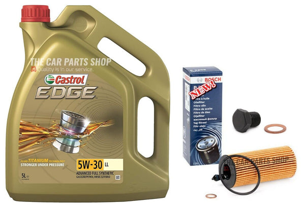 FOR BMW 1 SERIES 118i F20 BOSCH SERVICE KIT BOSCH OIL FILTER & 5L CASTROL & PLUG