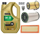 FOR SKODA OCTAVIA 2.0 VRS  SERVICE KIT  5L TECHNOLUBE WITH AIR OIL FUEL FILTER