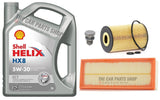 NEW AIR AND OIL FILTER & 5L SHELL HX8 SERVICE KIT FOR SEAT ALHAMBRA 2.0 TDI MK2