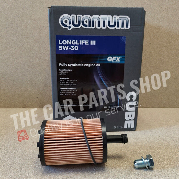 QUANTUM LONGLIFE 3 OIL CHANGE SERVICE KIT5L FOR SEAT ALHAMBRA 2.0 TDI MK2