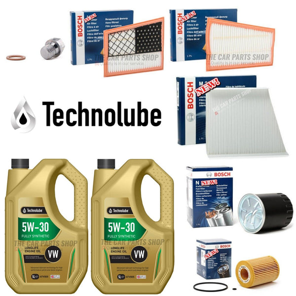 FULL BOSCH SERVICE KIT FOR MERCEDES E280 3.0 CDI SPORT 02-11 10L LONGLIFE OIL