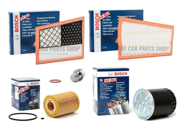 FUEL OIL AIR KIT BOSCH SERVICE FILTERS KIT FOR MERCEDES E280 3.0 CDI SPORT 02-11