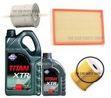 SERVICE KIT FOR VOLVO V70 2.4 MK2 PETROL 6L FUCHS XTR AND AIR OIL FUEL FILTER