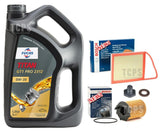 BOSCH SERVICE KIT FOR PEUGEOT 308 1.6 HDI DV6DTED 5L 0W30 & AIR OIL FILTER