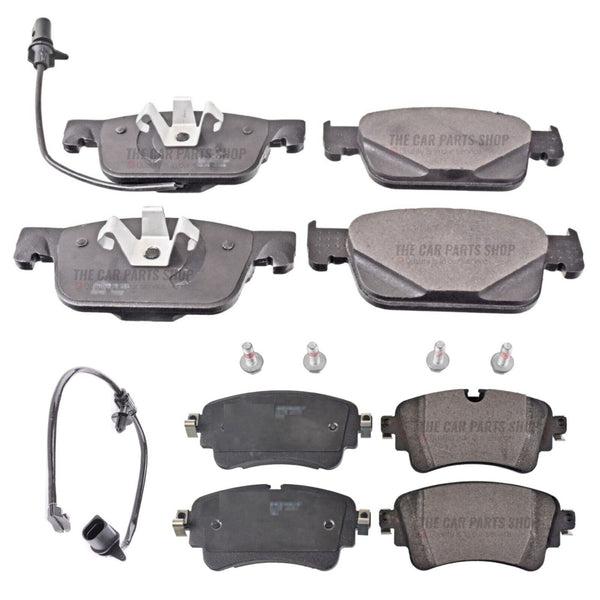 FOR AUDI A4 2.0 TFSI MK5 2015-2021 FRONT AND REAR BRAKE PADS DECENT OE BRANDS
