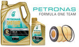 FOR RANGE ROVER SPORT SDV6 3.0 TD MK2 6L PETRONAS OIL CHANGE SERVICE KIT BOSCH