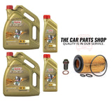 FOR MERCEDES SPRINTER SERVICE KIT 12L CASTROL EDGE 5W30 LL & OIL FILTER AND PLUG