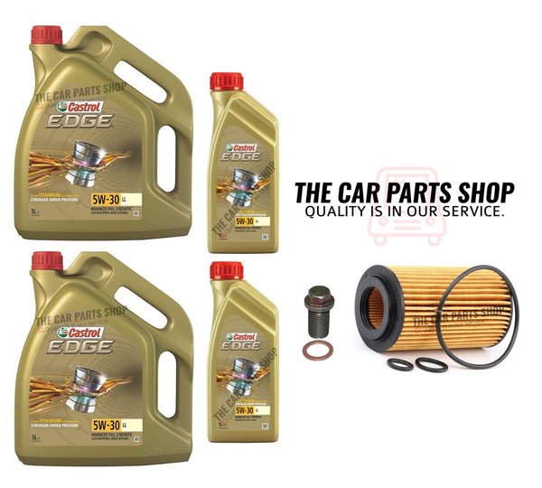 FOR MERCEDES SPRINTER SERVICE KIT 12L CASTROL EDGE 5W30 LL & OIL FILTER AND PLUG