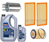FITS RANGE ROVER SPORT SDV6 TD SERVICE KIT NEW FUEL AIR OIL FILTER & 6L C1 OIL