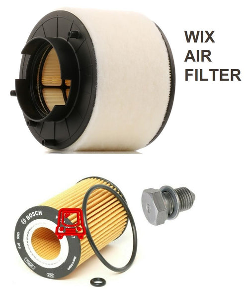 SERVICE FILTERS KIT TO FIT AUDI A4 MK4 2.0 TDI BOSCH OIL FILTER & WIX AIR FILTER