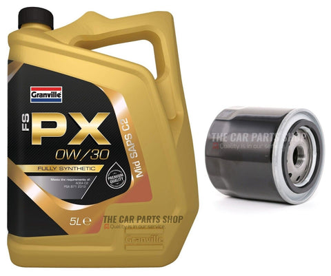 OIL FILTER AND 0W30 5L OIL SERVICE KIT FOR VAUXHALL CORSA 1.2 ELITE 2019+