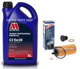 FOR BMW 320D F30 SHADOW EDITION BOSCH SERVICE KIT NEW BOSCH OIL FILTER & MILLERS