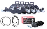 FOR BMW 530i TOURING G31 BREMBO FRONT AND REAR BRAKE PADS AND WEAR SENSOR LEADS