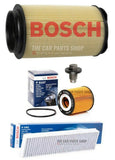 FITS MINI HATCH COOPER S 1.6 BOSCH SERVICE FILTER KIT BOSCH AIR OIL POLLEN PLUG