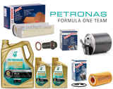 7L PETRONAS BOSCH SERVICE KIT FOR MERCEDES C-CLASS C220 CDI W204 AIR OIL FUEL OE