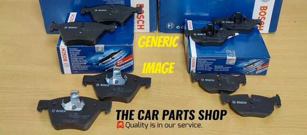 FOR MERCEDES A180D W176 1.5 FRONT AND REAR BOSCH BRAKE PADS + FRONT WEAR SENSOR