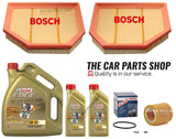 FOR BMW M3 F80 BOSCH SERVICE KIT CASTROL 7L & AIR OIL FILTER PACKAGE