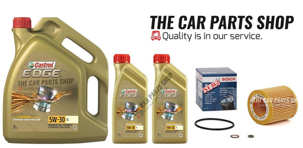 FOR BMW M3 F80 BOSCH SERVICE KIT 7L CASTROL EDGE + BOSCH FILTER & WASHER