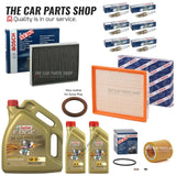 FOR BMW M2 COUPE F87 FULL BOSCH SERVICE KIT 7L CASTROL & FILTERS + 6 PLUGS SET