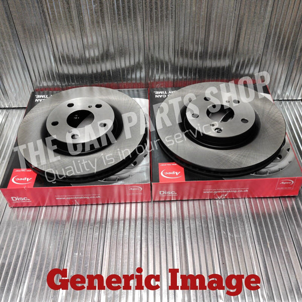FITS VW GOLF 2.0 GTD MK7 12-20 APEC FRONT BRAKE DISCS 288MM