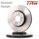 HIGH QUALITY TRW FRONT BRAKE DISCS FOR VW GOLF 2.0 GTD MK7 12-20 288MM DISCS