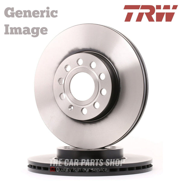 HIGH QUALITY TRW FRONT BRAKE DISCS FOR VW GOLF 2.0 GTD MK7 12-20 288MM DISCS