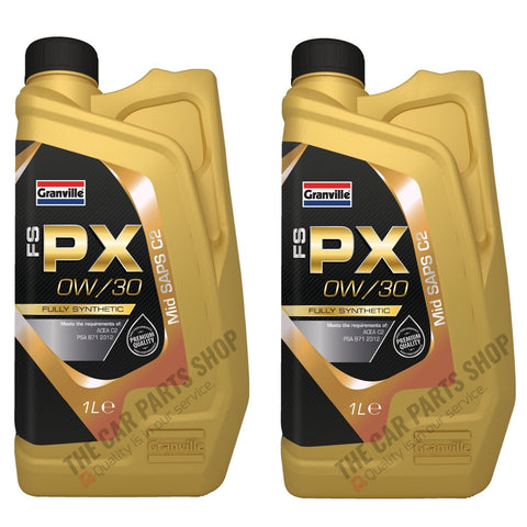 2 X 1 LITRES PREMIUM GRANVILLE 0W30 ENGINE OIL PSA B71 2312
