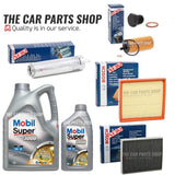 FULL SERVICE KIT FOR BMW 116D B37D15U0 WITH 6L MOBIL SUPER 3000