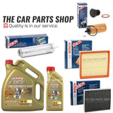 FULL SERVICE KIT FOR BMW 116D B37D15U0 + 6 LITRES CASTROL EDGE LL 5W30 MOTOR OIL